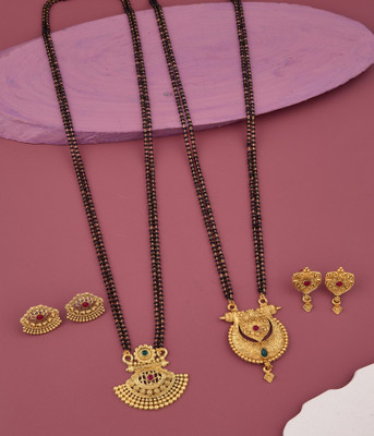 evashoppy Copper Gold-plated Gold Jewellery Set(Pack of 1)