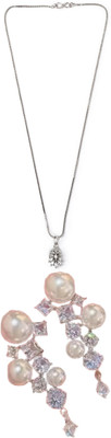 Gauri Fashions Stone Silver, White Jewellery Set(Pack of 1)