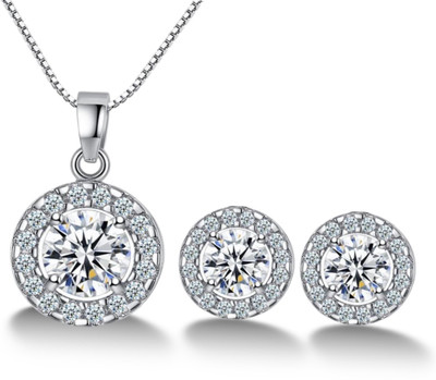 MYKI Stainless Steel Silver Silver Jewellery Set(Pack of 1)