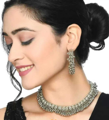 Mahadev ji Oxidised Silver Silver Jewellery Set(Pack of 1)