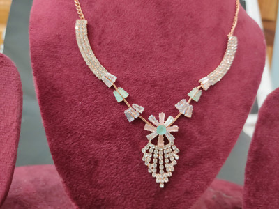 Keshari Bazar Alloy Gold-plated Rose Gold Jewellery Set(Pack of 1)