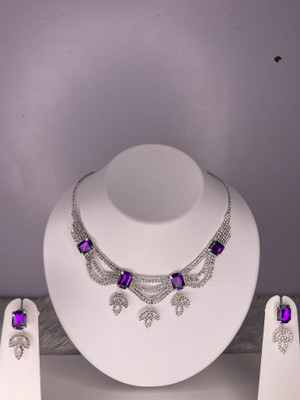 Bhakti Creative Alloy Silver Silver Jewellery Set(Pack of 1)