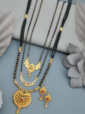 ANOUK Brass Gold-plated Multicolor Jewellery Set(Pack of 1)