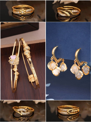 ANOUK Brass Gold-plated Yellow, Gold Jewellery Set(Pack of 5)