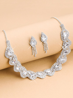 ASCEND Alloy Silver Silver Jewellery Set(Pack of 1)