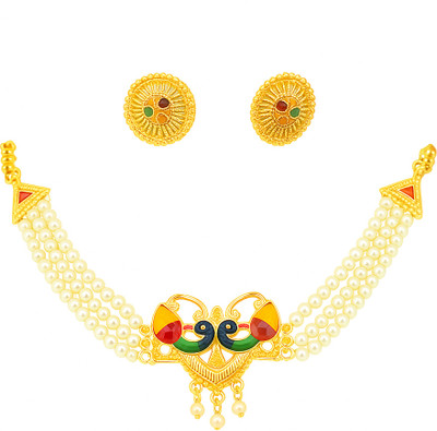 Noya Alloy Multicolor Jewellery Set(Pack of 1)