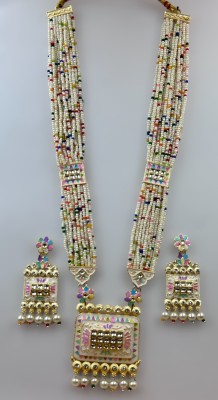 Antiquejewellry Mother of Pearl Gold-plated Multicolor Jewellery Set(Pack of 1)