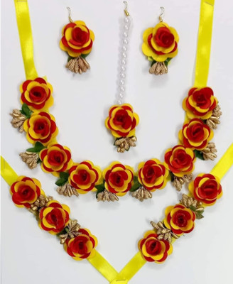 12SEASONS Fabric Multicolor Jewellery Set(Pack of 1)