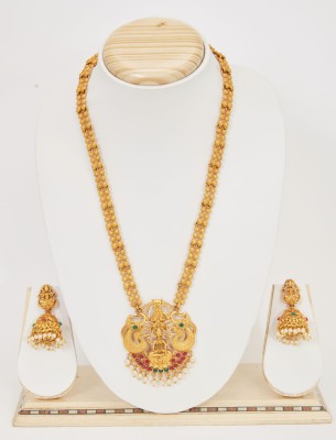 SSS ARTS Alloy Gold-plated Gold Jewellery Set(Pack of 1)