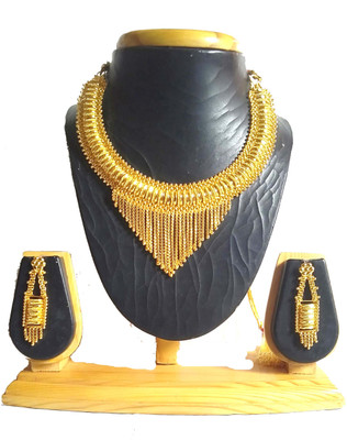 Eureka Alloy Gold Jewellery Set(Pack of 1)