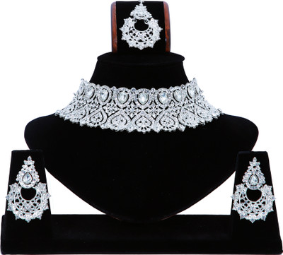 aviraemporium Alloy Silver Jewellery Set(Pack of 1)