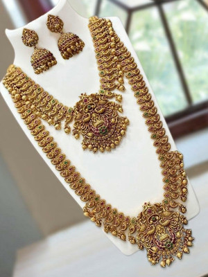 DEORA JEWELLERY Alloy Gold Jewellery Set(Pack of 1)