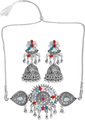 Anamya Collections Alloy Multicolor Jewellery Set(Pack of 2)