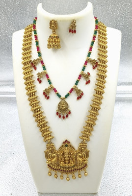 Joyful Alloy Gold-plated Multicolor Jewellery Set(Pack of 1)
