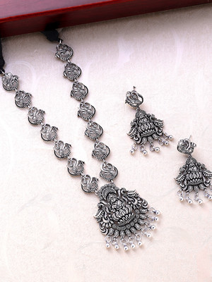 Kairangi Metal Silver Jewellery Set(Pack of 3)
