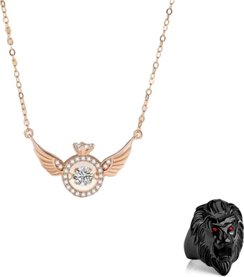 house of common Copper, Alloy Copper, Titanium Black, Rose Gold Jewellery Set(Pack of 2)