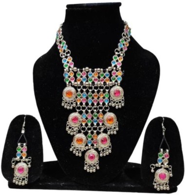 DF DEB FASHION Alloy Multicolor Jewellery Set(Pack of 1)