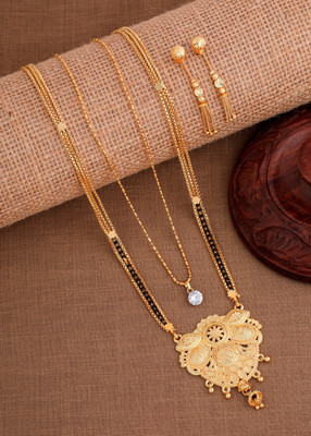 Vraj india Metal Gold-plated Gold Jewellery Set(Pack of 1)