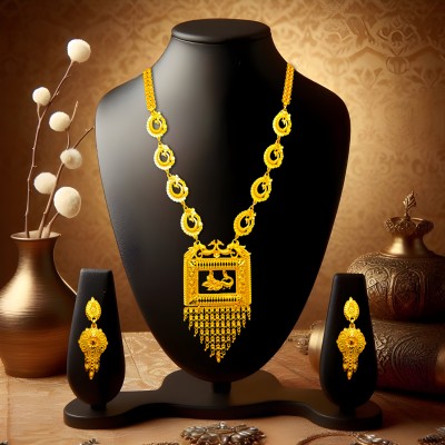 BEAUTYFUZZ ANAYA DECOR Alloy Gold-plated Gold Jewellery Set(Pack of 3)