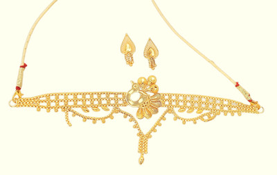 SHAW STORE Alloy Gold-plated Gold Jewellery Set(Pack of 3)