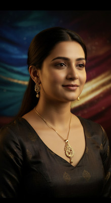 JH IMITATION Alloy Gold-plated Gold Jewellery Set(Pack of 1)