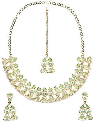 kulin Zinc Gold-plated Multicolor Jewellery Set(Pack of 1)