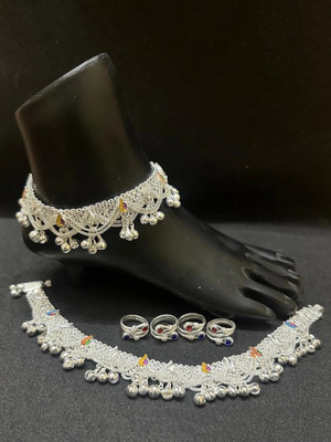 SONU SELECT Alloy Silver Jewellery Set(Pack of 1)