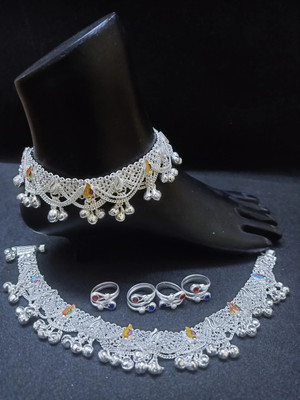 BHORIWAL Alloy Silver Jewellery Set(Pack of 1)