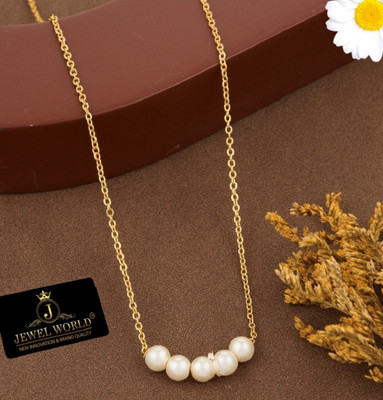 Jewel WORLD Brass, Alloy Gold-plated Multicolor Jewellery Set(Pack of 1)