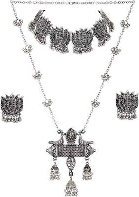 COSMO DUST JEWELLERY WITH DEVICE Alloy Sterling Silver Silver Jewellery Set(Pack of 1)