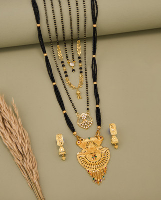 TheSanga Brass Gold-plated Gold Jewellery Set(Pack of 1)