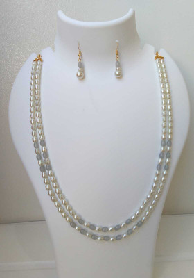 DONGA ENTERPRISE Crystal White Jewellery Set(Pack of 1)