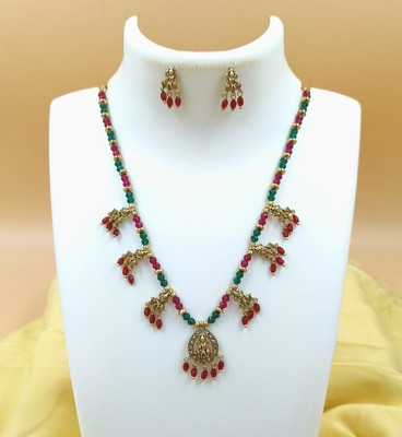 Joyful Alloy Gold-plated Multicolor Jewellery Set(Pack of 1)