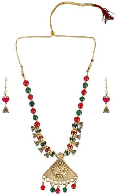 Lathar Alloy Multicolor Jewellery Set(Pack of 1)