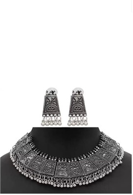 JMBW INTERNATIONAL Alloy Silver Jewellery Set(Pack of 1)