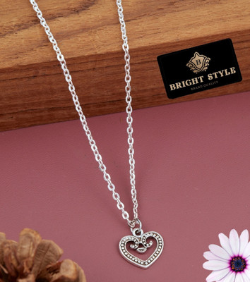 Bright STYLE Metal, Silver Sterling Silver Silver Jewellery Set(Pack of 1)