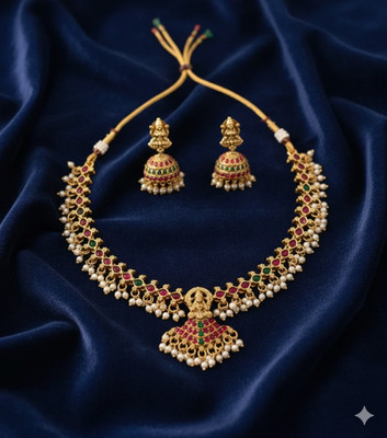 just like Brass Gold-plated Gold Jewellery Set(Pack of 1)