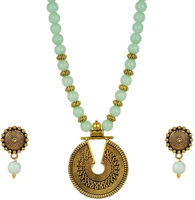 TAP Fashion Brass, Copper Green Jewellery Set(Pack of 1)