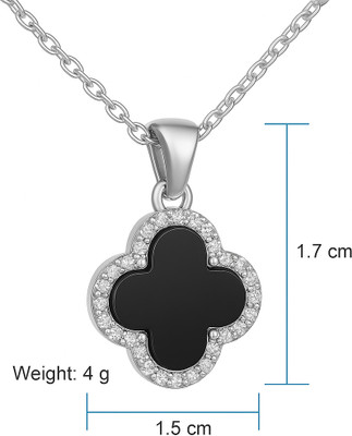 Luxerra Sterling Silver Sterling Silver Black, Silver Jewellery Set(Pack of 1)