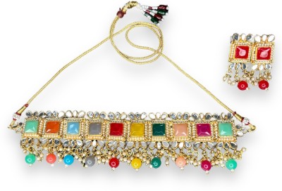THE MALAKOS Metal Multicolor Jewellery Set(Pack of 1)