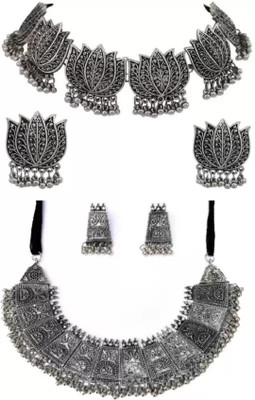 oplera spark Oxidised Silver Silver Jewellery Set(Pack of 1)
