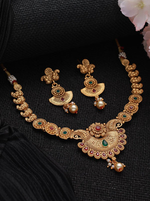 ANOUK Copper Gold Jewellery Set(Pack of 1)