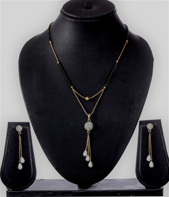 VADDORIYA SALES Brass Gold-plated Gold, Silver Jewellery Set(Pack of 1)