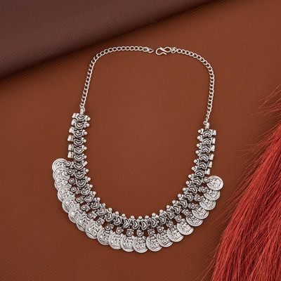 NAKMAN JEWELLERY Alloy Gold-plated Silver Jewellery Set(Pack of 1)