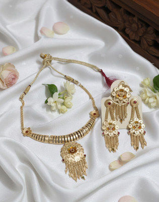 Unicorn fashion store Metal Gold-plated Gold Jewellery Set(Pack of 3)