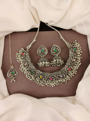RAMIDOM Alloy Silver Jewellery Set(Pack of 1)