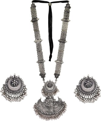 AnEk goods Oxidised Silver Silver Jewellery Set(Pack of 1)