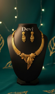 Unicorn fashion store Metal Gold-plated Gold Jewellery Set(Pack of 2)