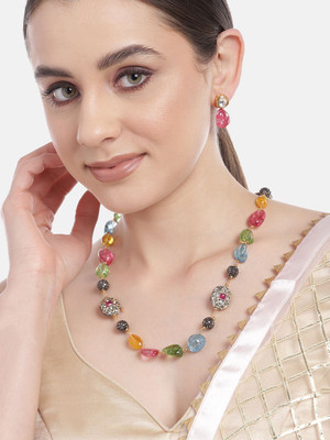 ANOUK Brass Multicolor Jewellery Set(Pack of 1)
