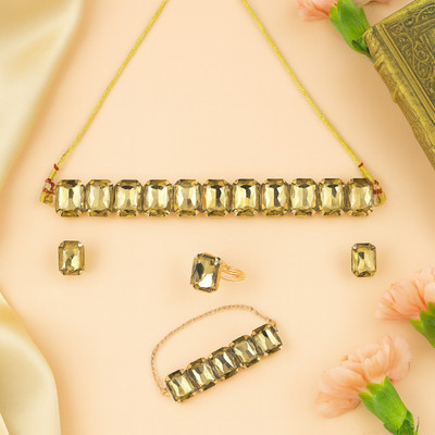 ANOUK Brass Gold-plated Gold Jewellery Set(Pack of 5)